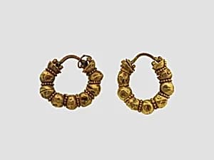 Earrings by Unknown Artist