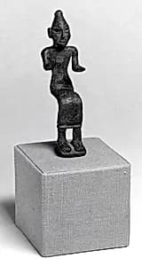 Enthroned deity by Unknown Artist