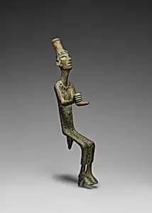Figure of a seated goddess by Unknown Artist