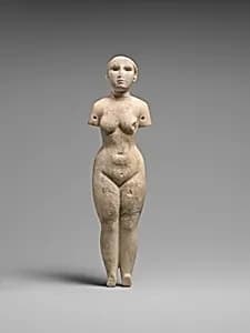 Figure of a standing woman by Unknown Artist