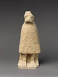 Fragments of male worshiper by Unknown Artist