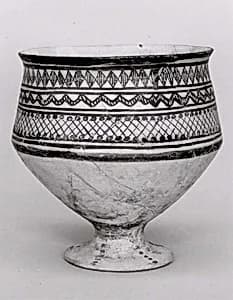 Goblet with geometric designs by Unknown Artist
