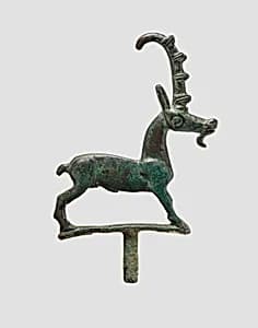 Head of pin by Unknown Artist