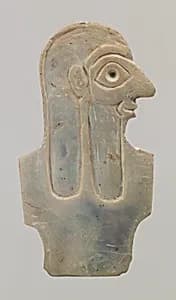 Inlay depicting male torso by Unknown Artist