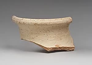 Jar rim sherd by Unknown Artist