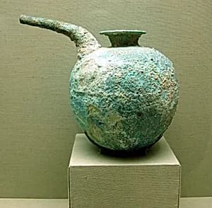 Jar with a spout by Unknown Artist
