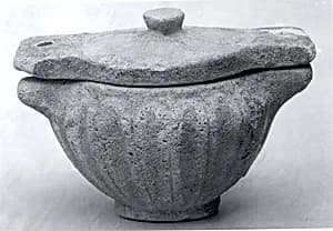 Lidded jar by Unknown Artist