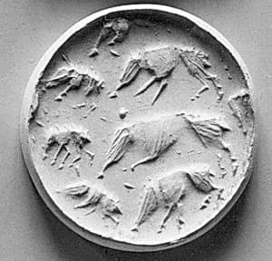 Low hemispheroid seal by Unknown Artist