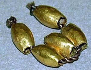 Necklace pendants and beads by Unknown Artist