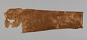 Part of a linen sleeve by Unknown Artist