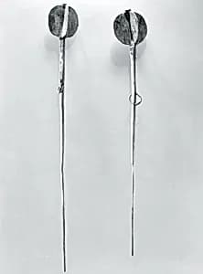 Pin with four flanges by Unknown Artist