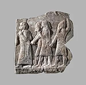 Relief: procession of captives by Unknown Artist