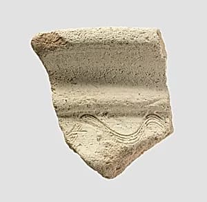 Rim sherd by Unknown Artist