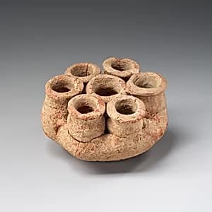 Seven-cup offering bowl by Unknown Artist
