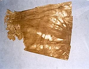 Skirting of a linen kaftan by Unknown Artist
