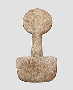 Spade-shaped schematic female (?) figure by Unknown Artist