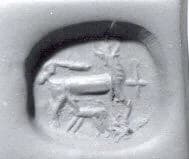 Stamp seal (scaraboid) with animals by Unknown Artist