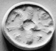 Stamp seal (scaraboid) with monster by Unknown Artist