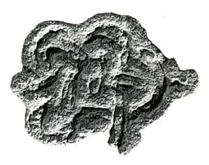Stamp seal with snake by Unknown Artist