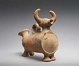 Vessel in form of bull by Unknown Artist