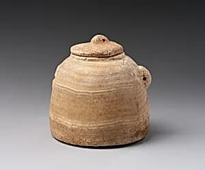 Vessel with a lid by Unknown Artist
