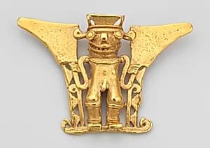 Bat-Head Figure Pendant by Unknown Artist
