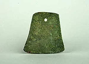 Bell-Shaped Copper Dangle by Unknown Artist