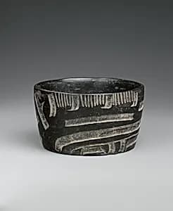 Blackware Bowl by Unknown Artist