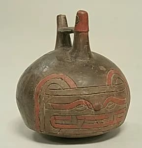 Bottle, Feline Face by Unknown Artist