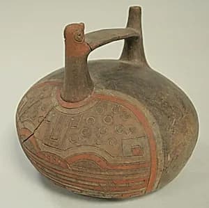 Bottle, Feline Face by Unknown Artist