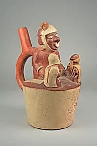Bottle with figures by Unknown Artist