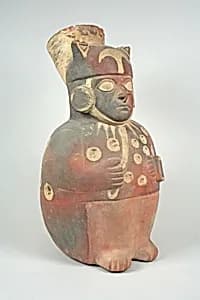 Bottle with Human Figure by Unknown Artist