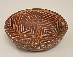 Bowl with Geometric Design by Unknown Artist