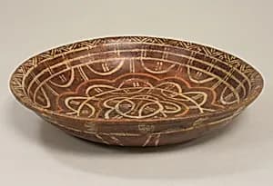 Bowl with Geometric Design by Unknown Artist