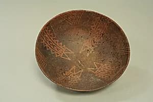 Bowl with Geometric Patterns by Unknown Artist