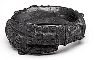 Bracelet: Crocodile and Leopard Heads by Unknown Artist