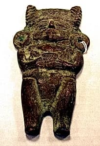 Cast Bronze Figure Ornament by Unknown Artist