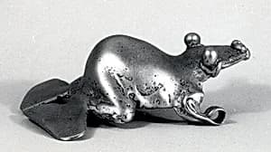 Cast Gold Animal Pendant by Unknown Artist