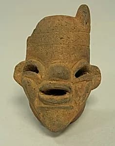 Ceramic Character Head by Unknown Artist