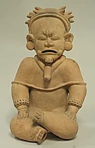 Ceramic Seated Male by Unknown Artist