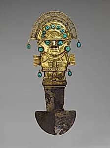 Ceremonial Knife (Tumi) by Lambayeque (Sicán) artist(s)