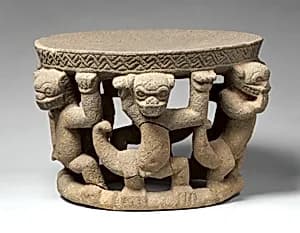 Ceremonial Metate by Unknown Artist