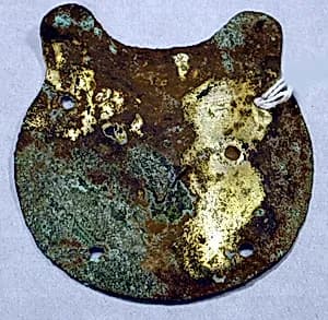 Copper Animal Plaque by Unknown Artist