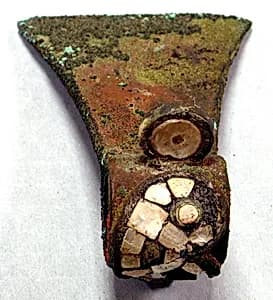 Copper Axe with Shells by Unknown Artist
