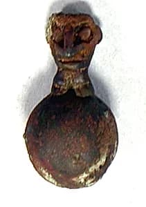 Copper Bell with Head by Unknown Artist