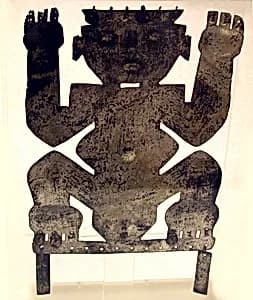 Copper Figure Ornament by Unknown Artist