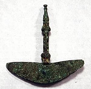 Copper Tumi with Figure by Unknown Artist