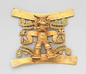 Crocodile-Head Figure Pendant by Unknown Artist