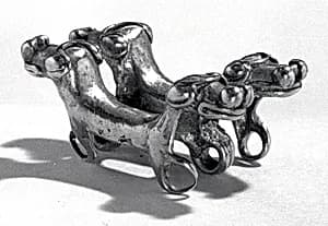 Double-Animal Pendant by Unknown Artist