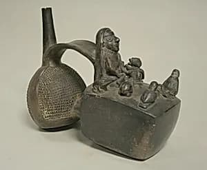 Double Chambered Bottle by Unknown Artist